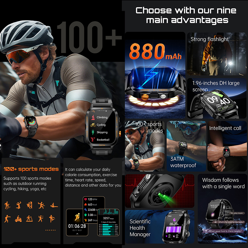 New Men Outdoor Smart Watch Fl - Outdoor Lighting Ip Rating recension och pris