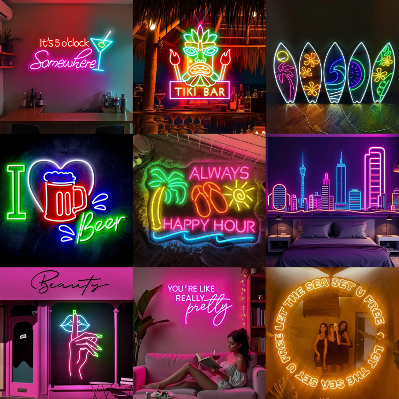 Custom Neon lED Sign Personal  - Outdoor Lighting Logo recension och pris