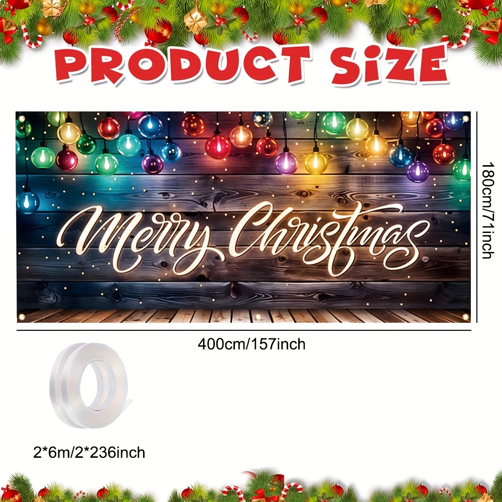 Merry Christmas garage door ba - Outdoor Lighting Garage recension och pris