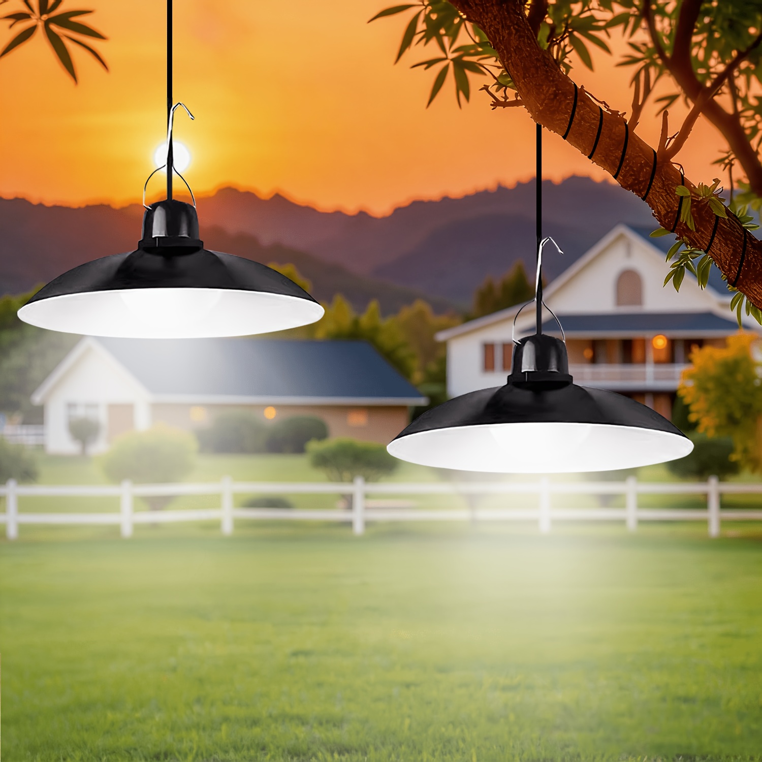 1pc Solar Pendant Light Outdoo - Outdoor Lighting Pendant recension och pris