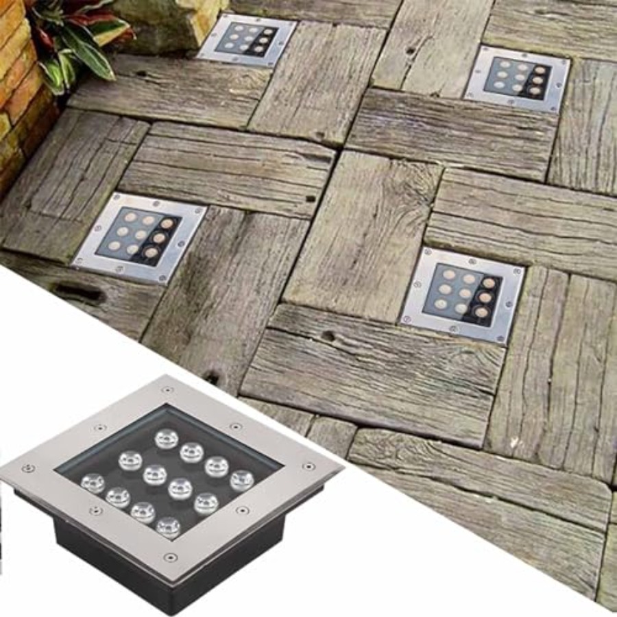 Led Buried Lights - Square Out - Ground Light Recessed recension och pris