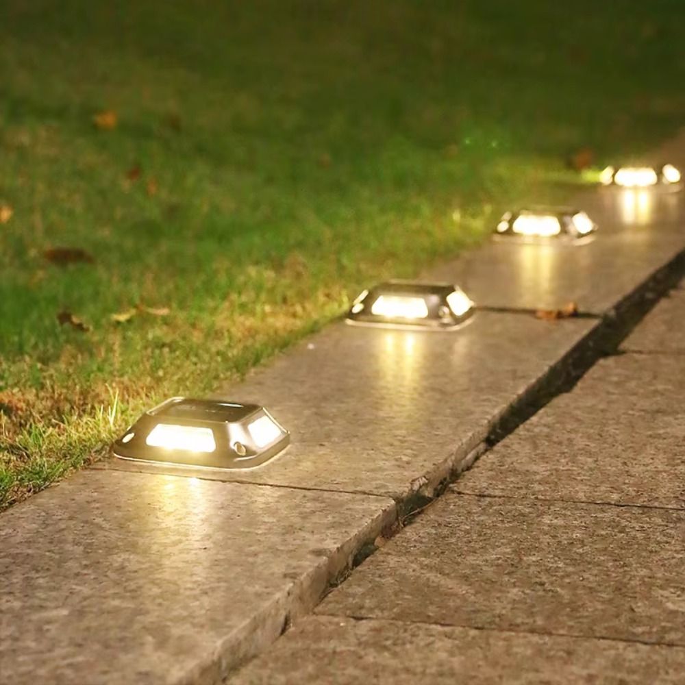 4 PCS 8 LED Solar Ground Light - Ground Light Recessed recension och pris