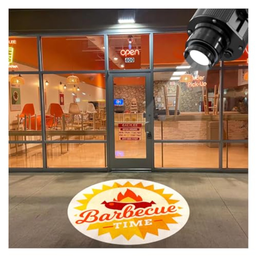 Logo GOBO Projector for Busine - Outdoor Lighting Logo recension och pris