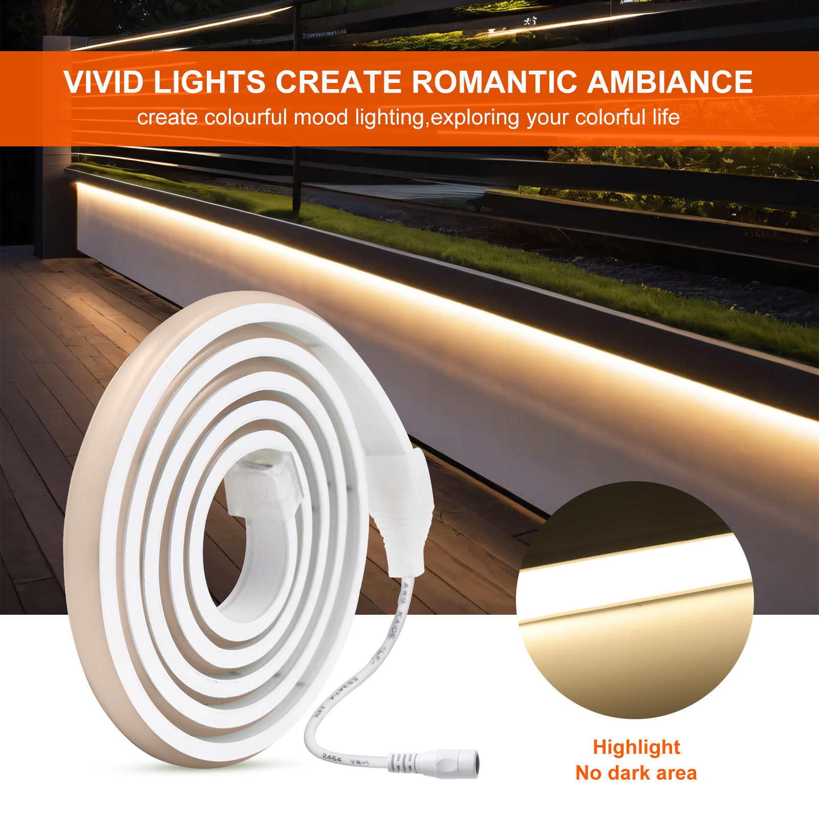 320LEDs/m COB LED Strip Light  - Outdoor Lighting Linear recension och pris