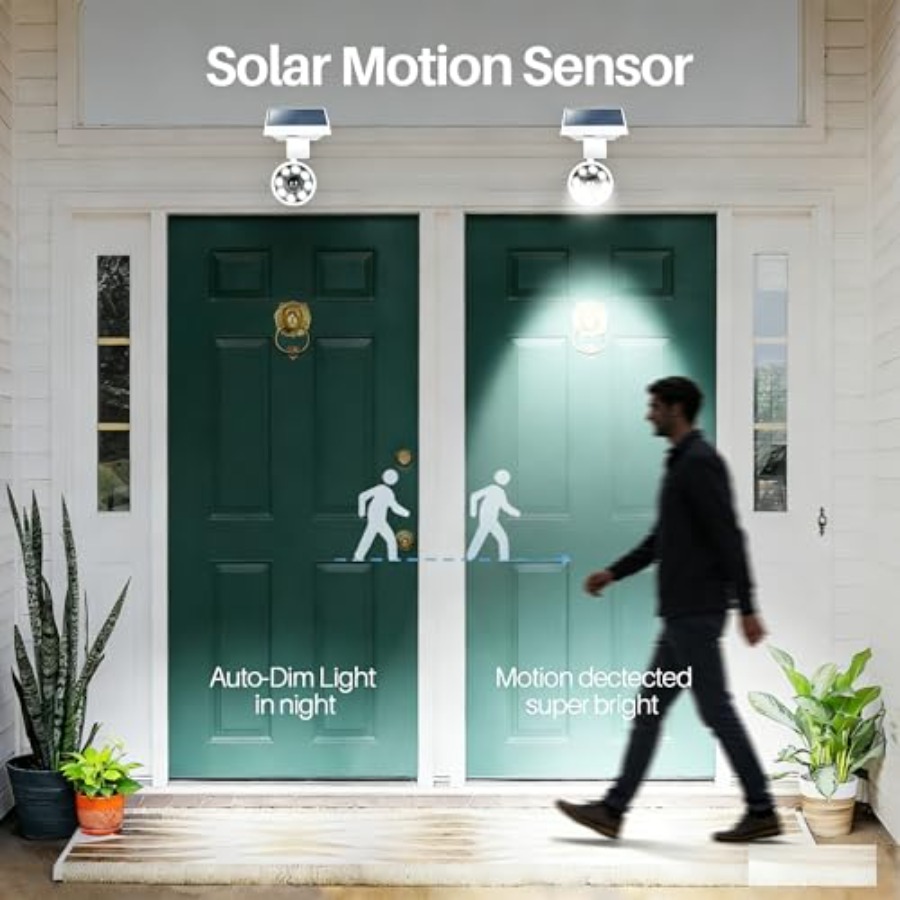 Aluminum Solar Motion Sensor L - Outdoor Lighting Garage recension och pris