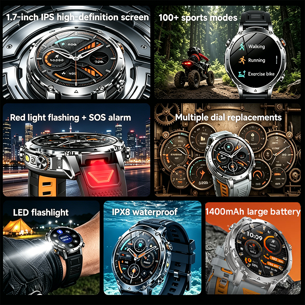 2026New Military Sports Smart  - Outdoor Lighting Ip Rating recension och pris